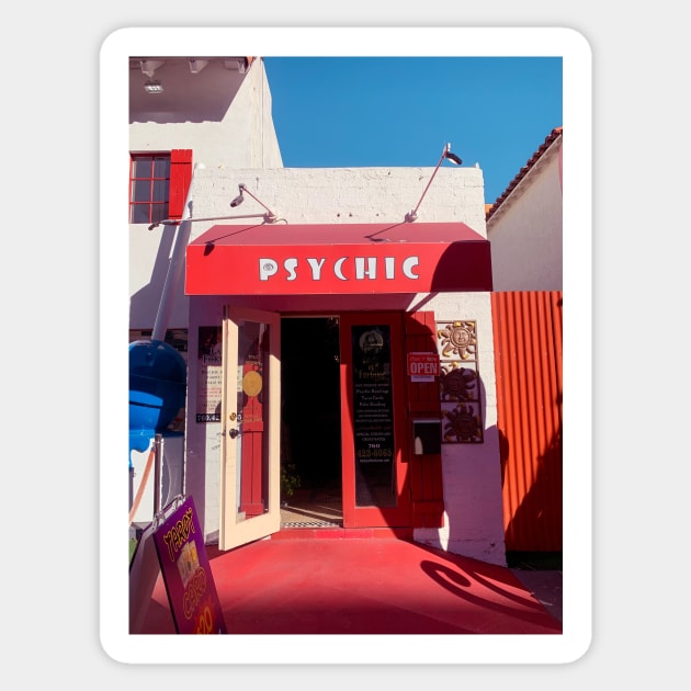 Psychic Shop Door in Palm Springs Sticker by offdutyplaces